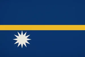 ナウル共和国　国旗